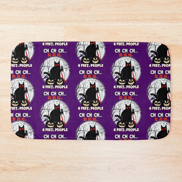 Item preview, Black Cat Halloween Six Feet People designed and sold by WoodburyLake.