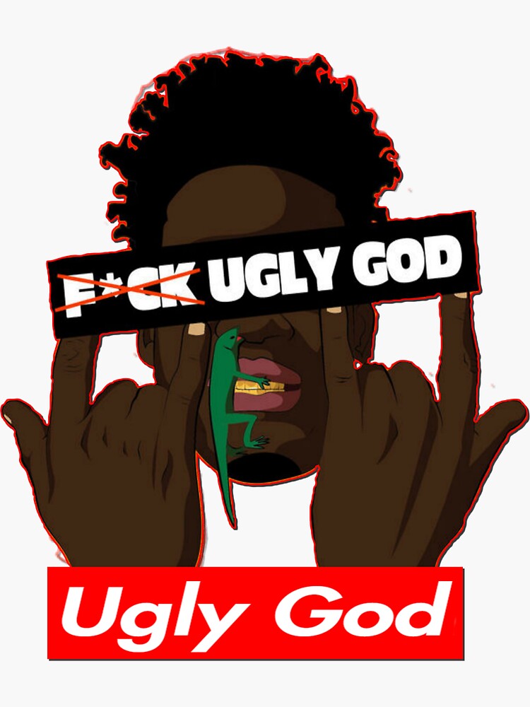 Ugly Supreme Stickers Redbubble - ugly decal roblox
