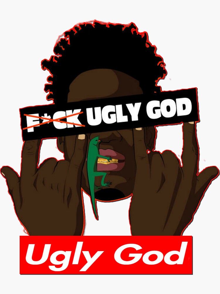 Ugly Supreme Stickers Redbubble - ski mask the slump god ft tentacion off the wall roblox id roblox music codes in 2020 ski mask roblox off the wall