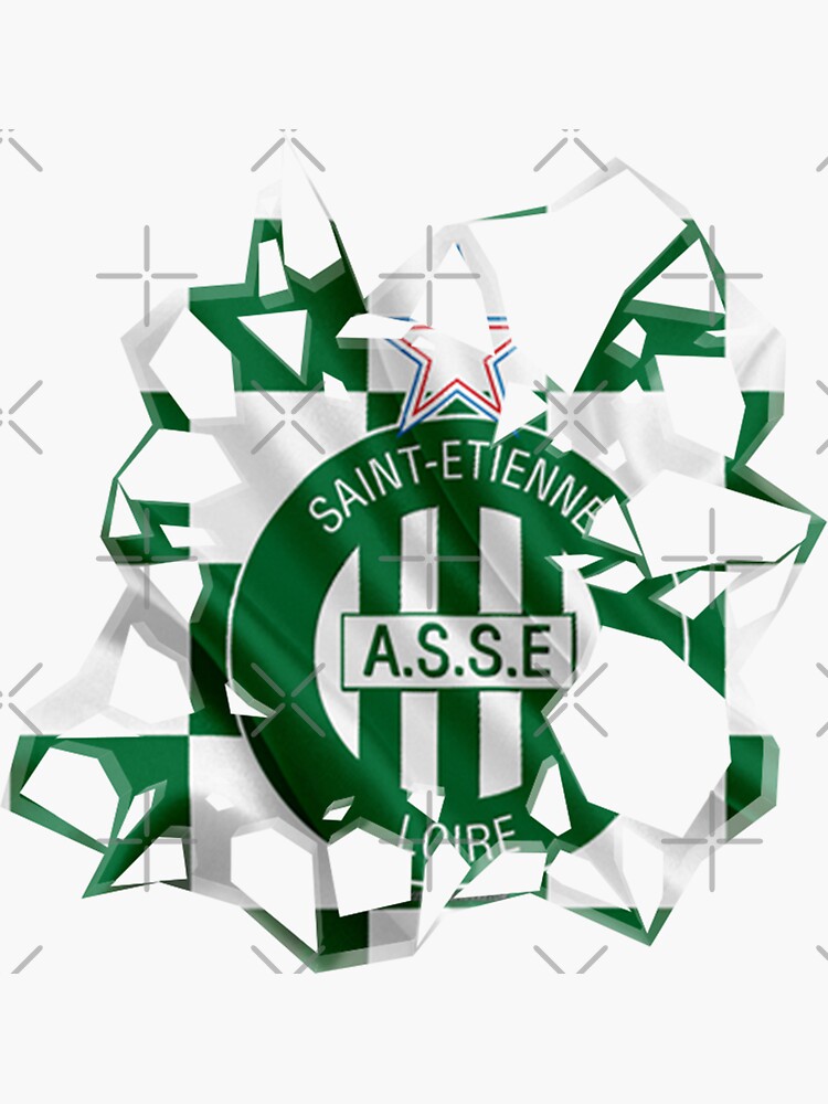 Autocollant Football ASSE – Kop Sud Green Angels, Saint-Etienne, Club Français