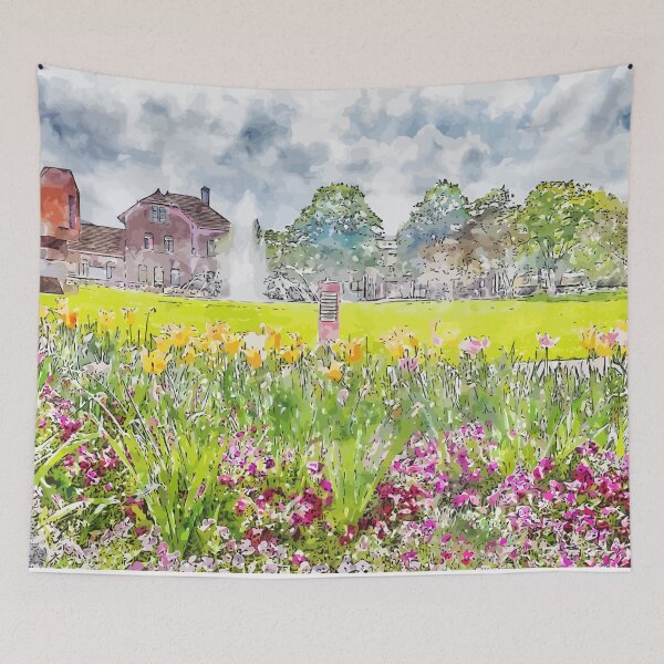 Item preview, Baden Wurttemberg Germany Watercolor Illustration designed and sold by KawaiiTops.