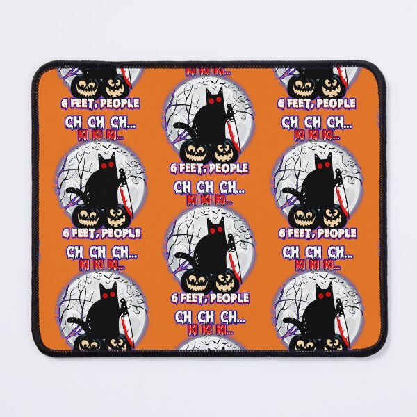 Item preview, Black Cat Halloween Six Feet People designed and sold by WoodburyLake.