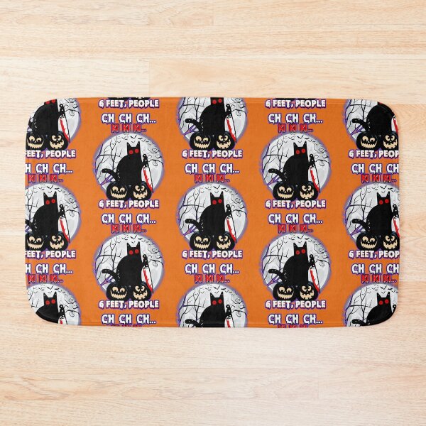Item preview, Black Cat Halloween Six Feet People designed and sold by WoodburyLake.