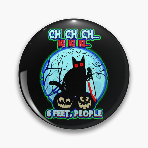 Item preview, Black Cat Halloween Six Feet People designed and sold by WoodburyLake.
