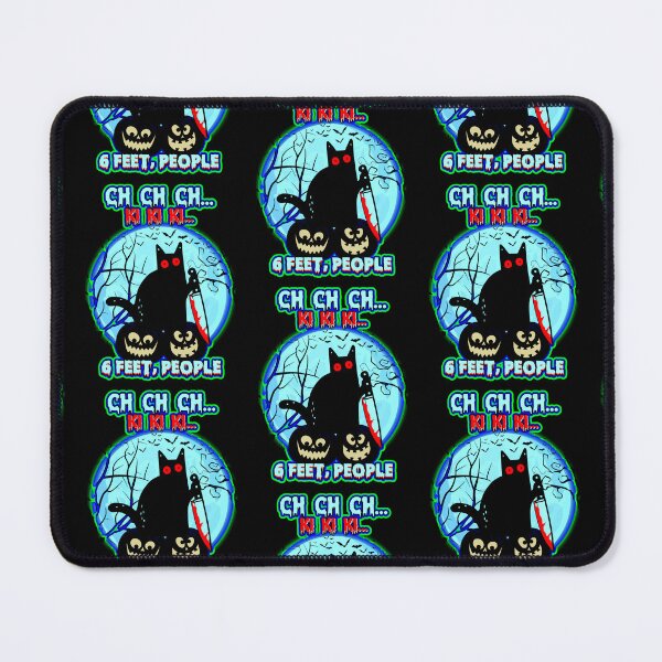 Item preview, Black Cat Halloween Six Feet People designed and sold by WoodburyLake.