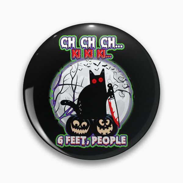 Item preview, Black Cat Halloween Six Feet People designed and sold by WoodburyLake.