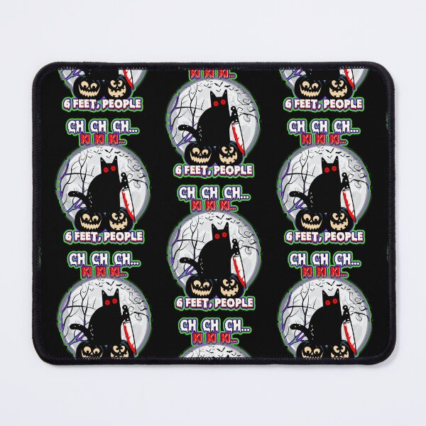 Item preview, Black Cat Halloween Six Feet People designed and sold by WoodburyLake.