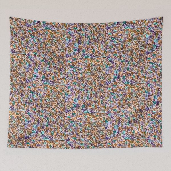 Item preview, White with rainbow checkers designed and sold by CuzCountry.