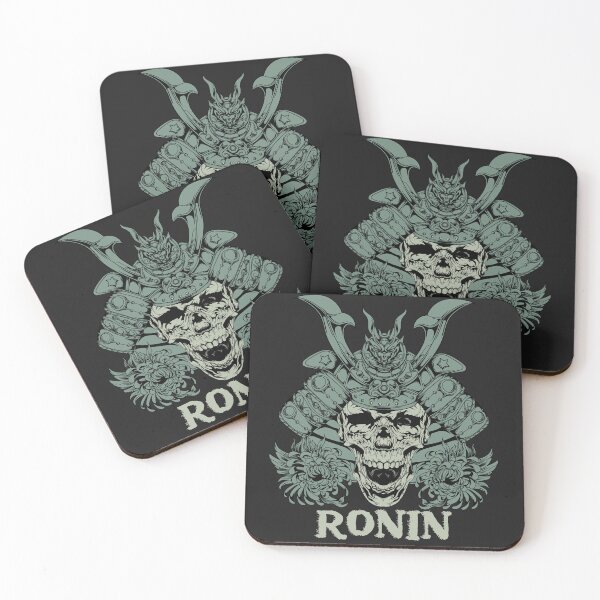 Item preview, Ronin Samurai Skull head and rose designed and sold by satriyanto.