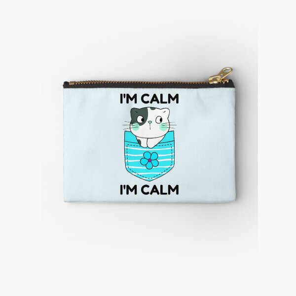 Item preview, I'm Calm | I Am Calm | Kawaii Kawaii Cat designed and sold by SpeakLifeHQ.