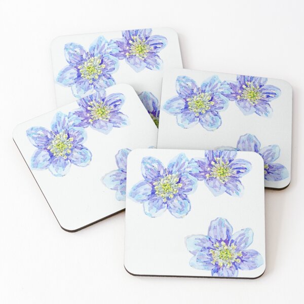 Item preview, Watercolour Anemone Flowers designed and sold by beccaboyce.
