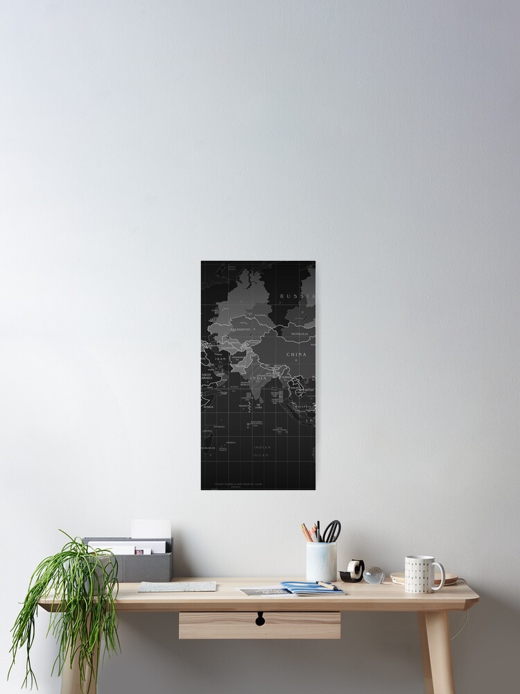 Thumbnail 2 of 3, Poster, Asian Map designed and sold by MasterDesign99.
