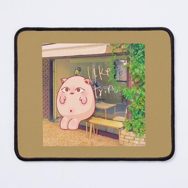 Item preview, Guan sitting outside of the cafe designed and sold by dawnrise-shop.