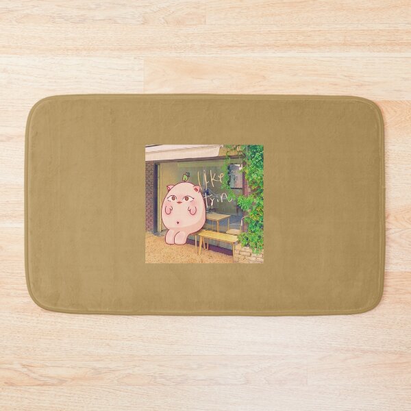 Item preview, Guan sitting outside of the cafe designed and sold by dawnrise-shop.