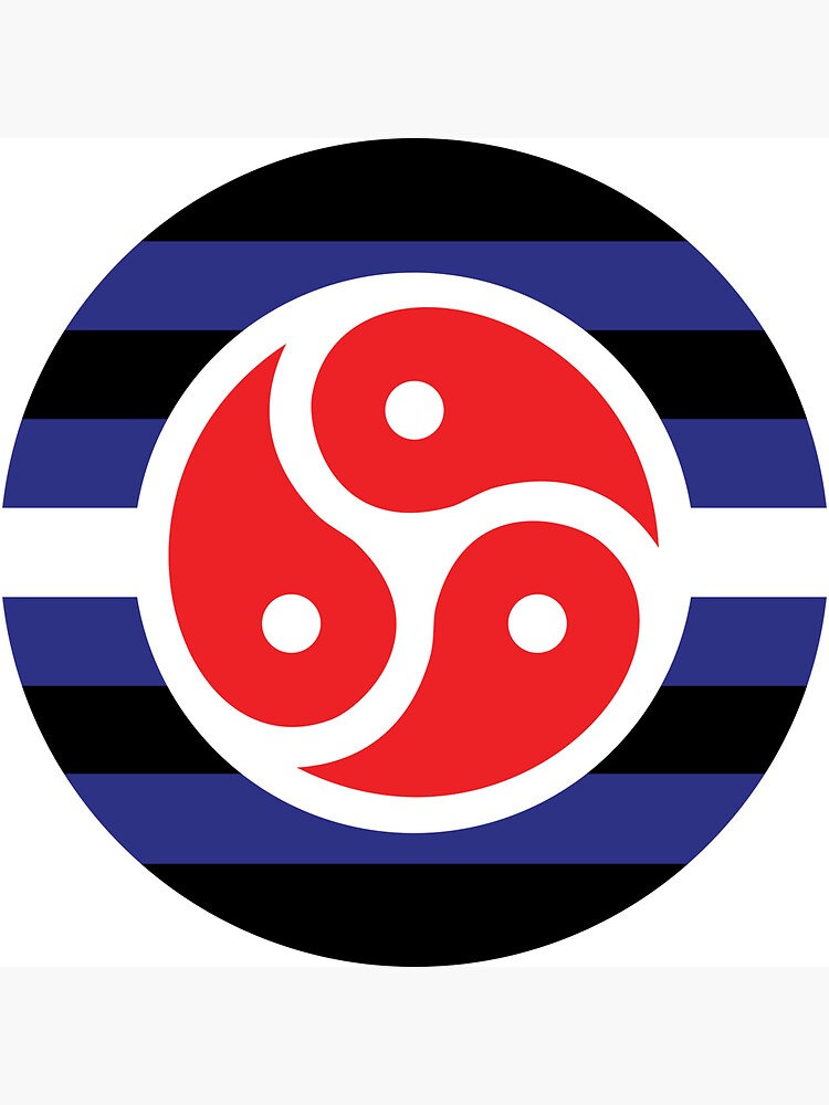 "BDSM Kink Flag" Sticker by sixtyninedesign Redbubble