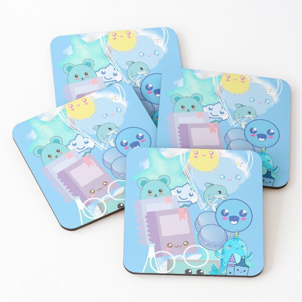 Item preview, Blue Kawaii Print designed and sold by KawaiiDreamland.