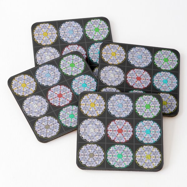 Item preview, Light Sky Cube Mandala Star & CircleVisions Wall Of Fame  designed and sold by createVisions.