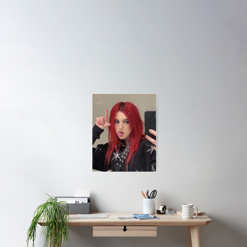 Shape Of An L On Her Forehead "in the shape of an L on her forehead" Poster for Sale by emoartwork