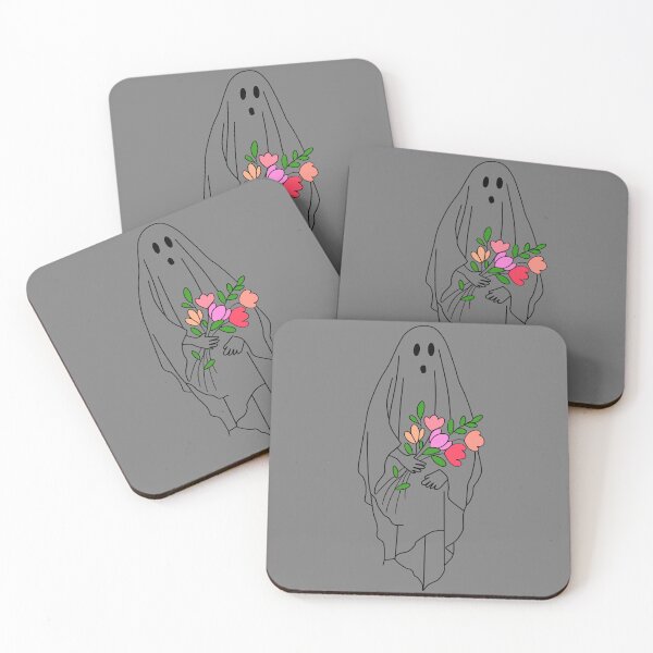 Item preview, Cute floral ghost  designed and sold by Mialunaa.
