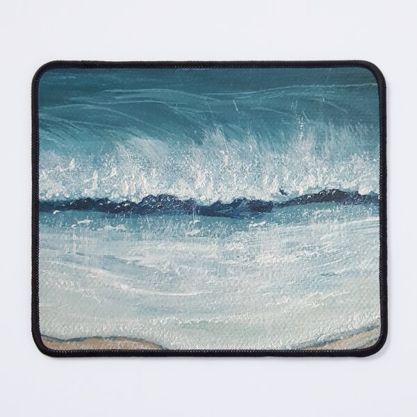 Item preview, Sea & Beach, wave painted on canvas, for friends of the sea designed and sold by Anke Franikowski.