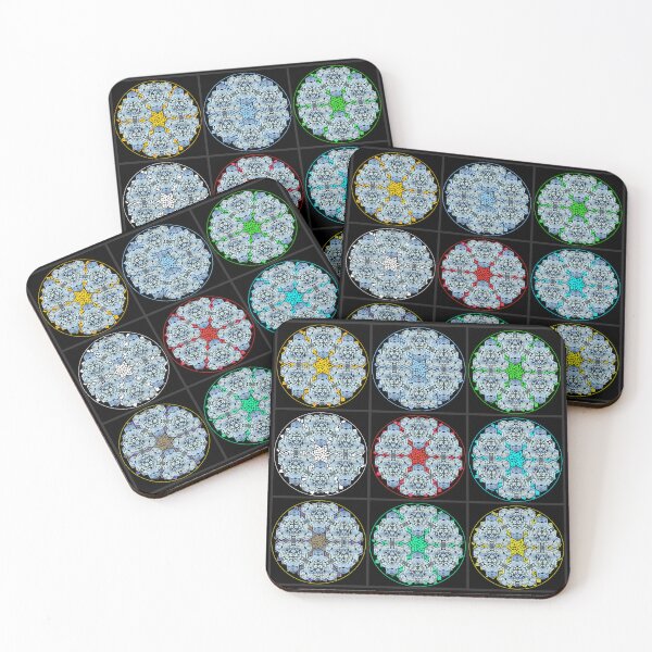 Item preview, Mountain Range Cube Mandala Star & CircleVisions Wall Of Fame  designed and sold by createVisions.