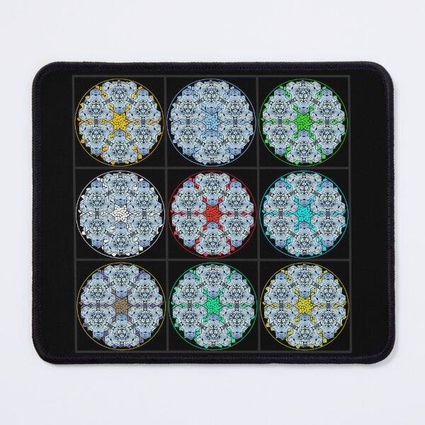 Item preview, Mountain Range Cube Mandala Star & CircleVisions Wall Of Fame  designed and sold by createVisions.