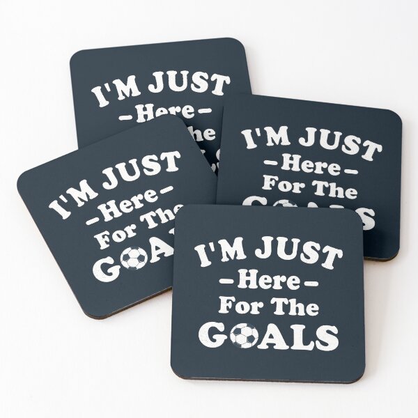 Item preview, I'm just here for the goals - Both Teams (soccer quote) designed and sold by Numero14.