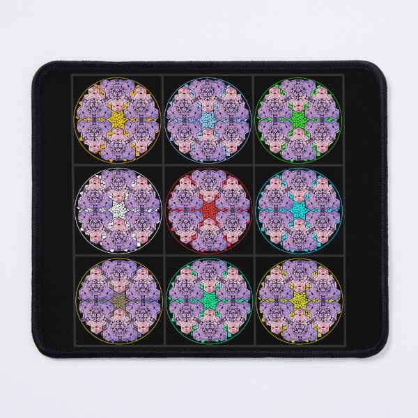 Item preview, Purple Sky Cube Mandala Star & CircleVisions Wall Of Fame  designed and sold by createVisions.