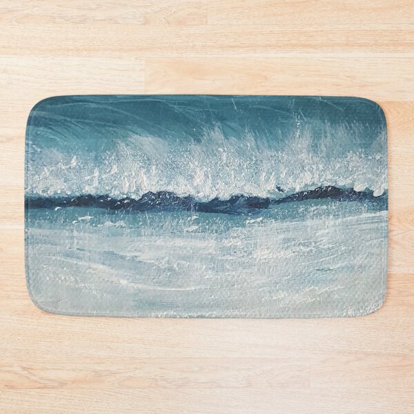 Item preview, Sea & Beach, wave painted on canvas, for friends of the sea designed and sold by Anke Franikowski.