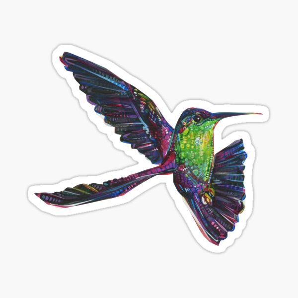 Violet-crowned Woodnymph Painting - 2017 Sticker