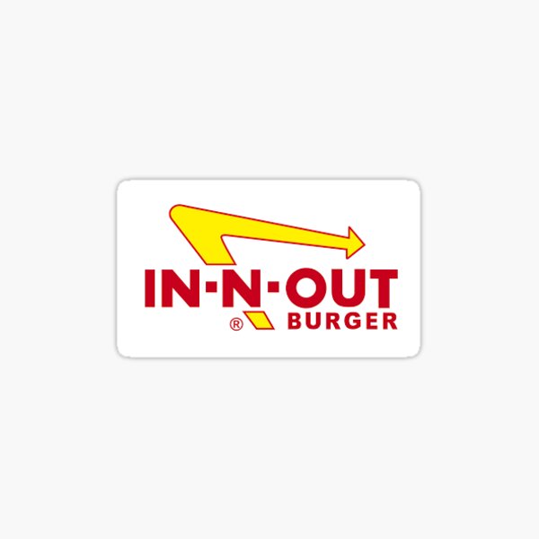 In N Out Sticker