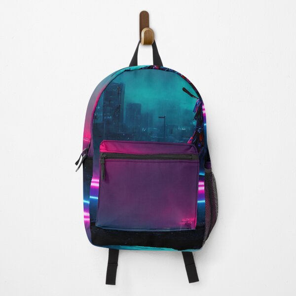 Item preview, Neon Cyberpunk Samurai Fighting designed and sold by CyberStreetArt.