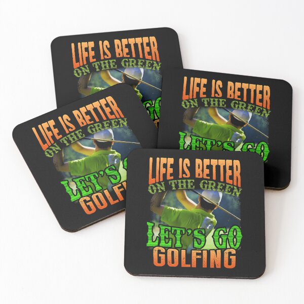 Item preview, Life Is Better On The Green Let's Go Golfing For Golf Lovers designed and sold by Shuvra Gain.