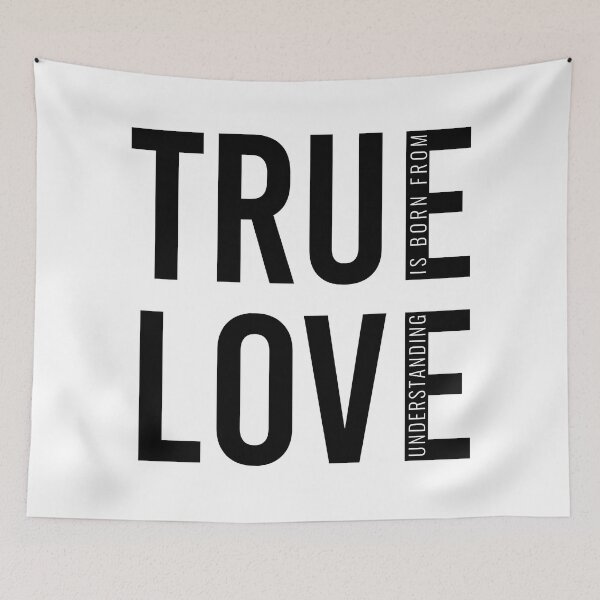 Item preview, True Love Is Born From Understanding | Gautama Buddha Quote designed and sold by JenTrinhArt.