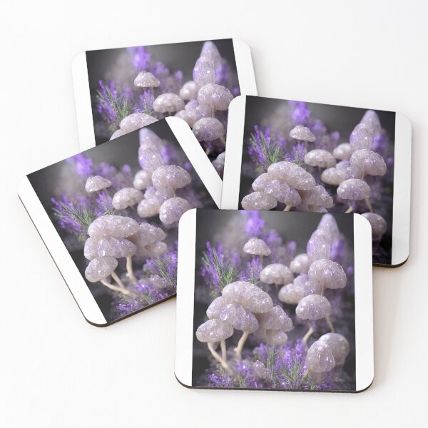Item preview, Amethyst crystal mushrooms designed and sold by KarmicMushroom.