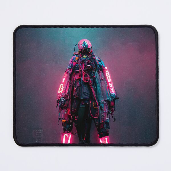 Item preview, Neon Cyberpunk Street Warrior designed and sold by CyberStreetArt.