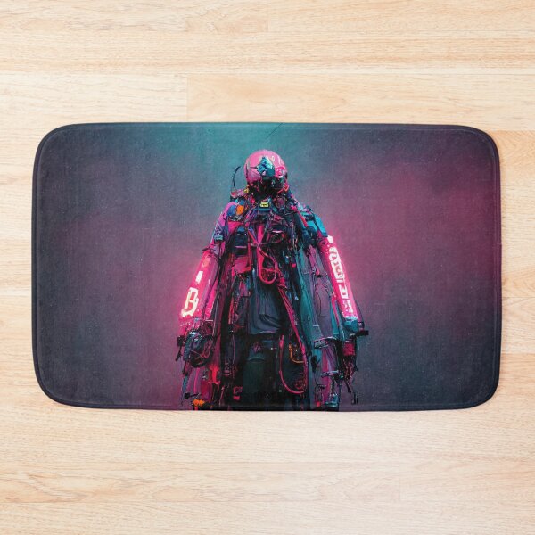 Item preview, Neon Cyberpunk Street Warrior designed and sold by CyberStreetArt.