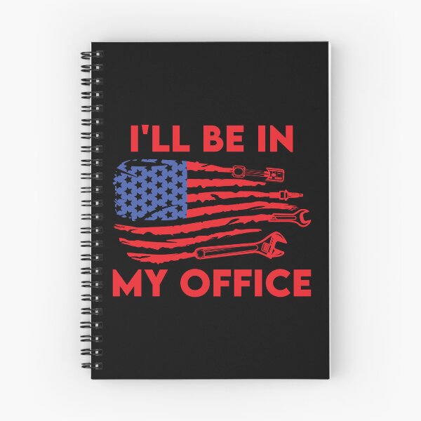 Item preview, I'll Be In My Office: Funny Car Mechanic Gift - Auto Mechanic Garage American Flag designed and sold by Adexyl.