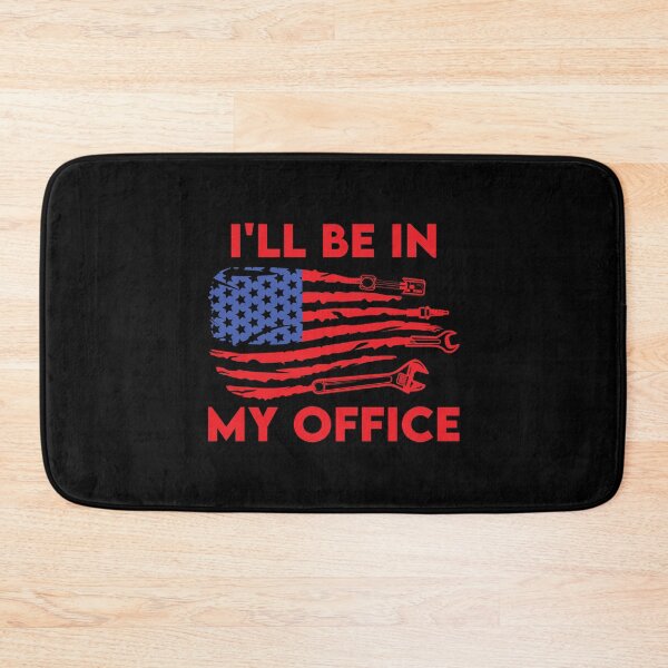 Item preview, I'll Be In My Office: Funny Car Mechanic Gift - Auto Mechanic Garage American Flag designed and sold by Adexyl.