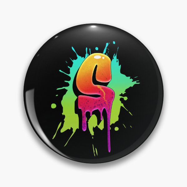 Item preview, Graffiti Letters S Letter Colorful Paint Splash Style designed and sold by ToTheNextLetter.