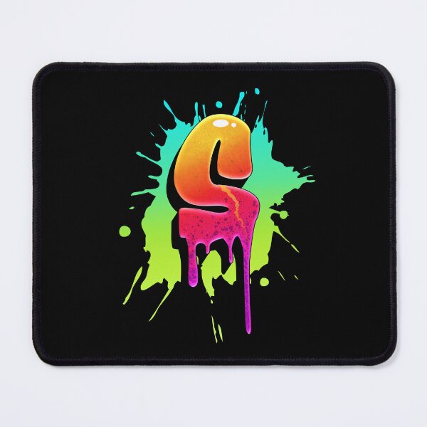 Item preview, Graffiti Letters S Letter Colorful Paint Splash Style designed and sold by ToTheNextLetter.