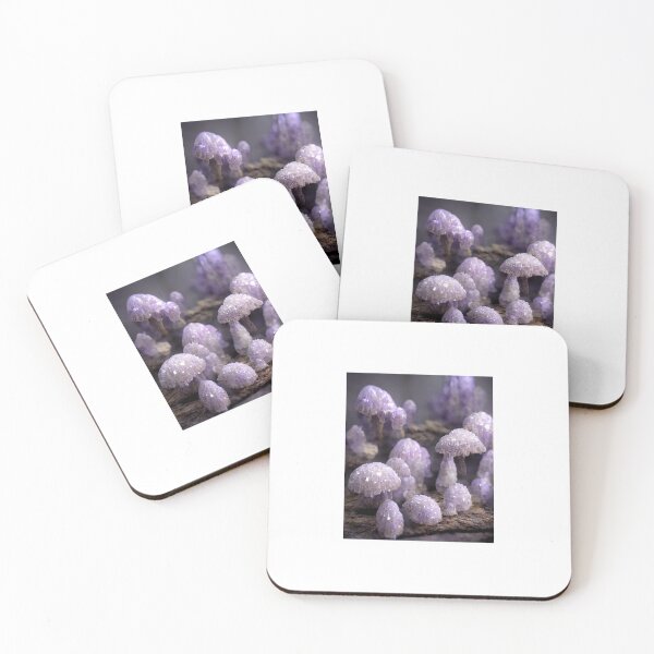 Item preview, Amethyst crystal mushrooms designed and sold by KarmicMushroom.