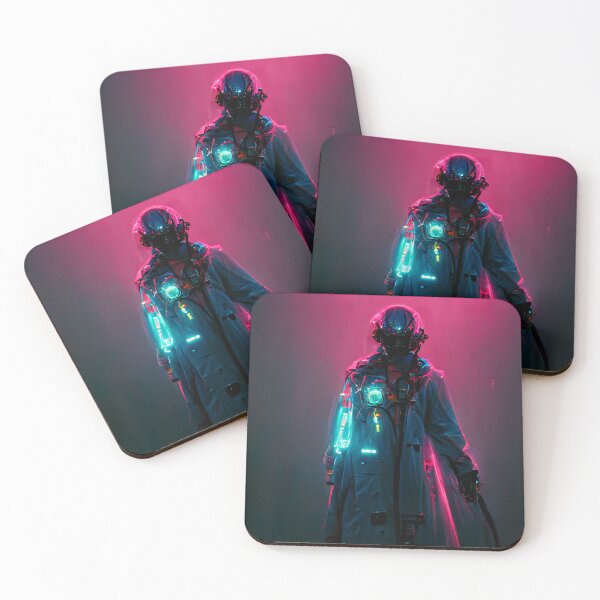 Item preview, Neon Cyberpunk Doctor Surgeon designed and sold by CyberStreetArt.