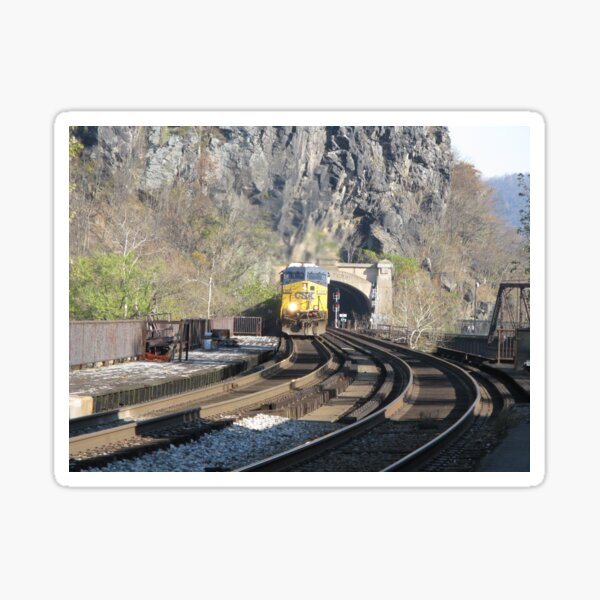 CSX Passing Through Harper's Ferry Sticker
