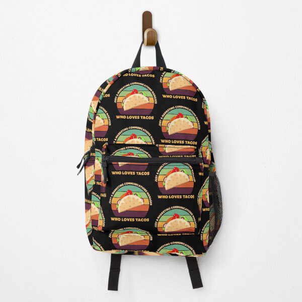 Item preview, Just a marketing communications manager who loves tacos, funny food lovers marketing communications manager job, humor, joke, meme, taco lover designed and sold by SGS-.