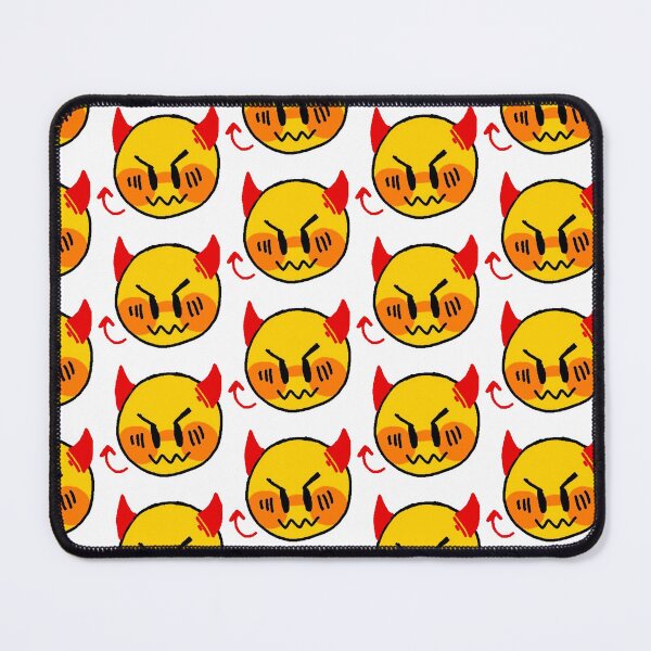 Item preview, Angry Devil Cursed Emoji TikTok MEME Face designed and sold by CursedEmoji.