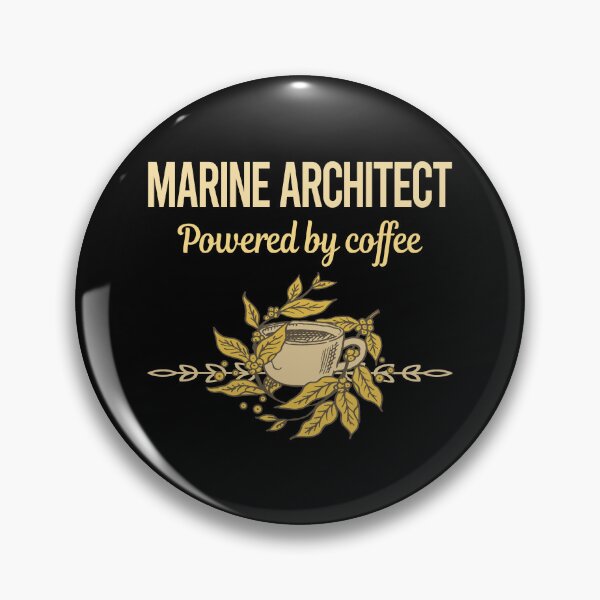 Item preview, Powered By Coffee Marine Architect designed and sold by trinayolkcelia.