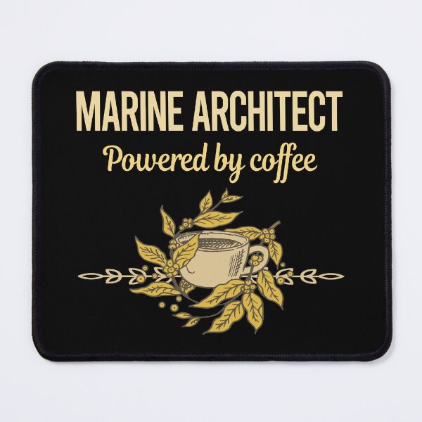 Item preview, Powered By Coffee Marine Architect designed and sold by trinayolkcelia.