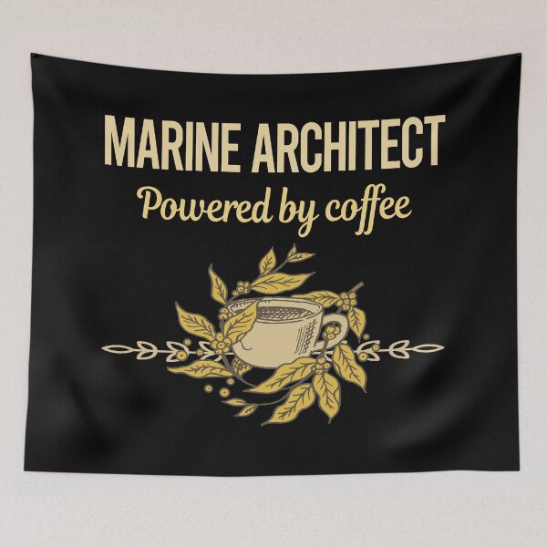 Item preview, Powered By Coffee Marine Architect designed and sold by trinayolkcelia.