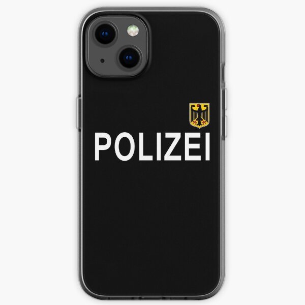 german police, polizei iPhone Soft Case
